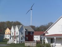 photo of a community wind project