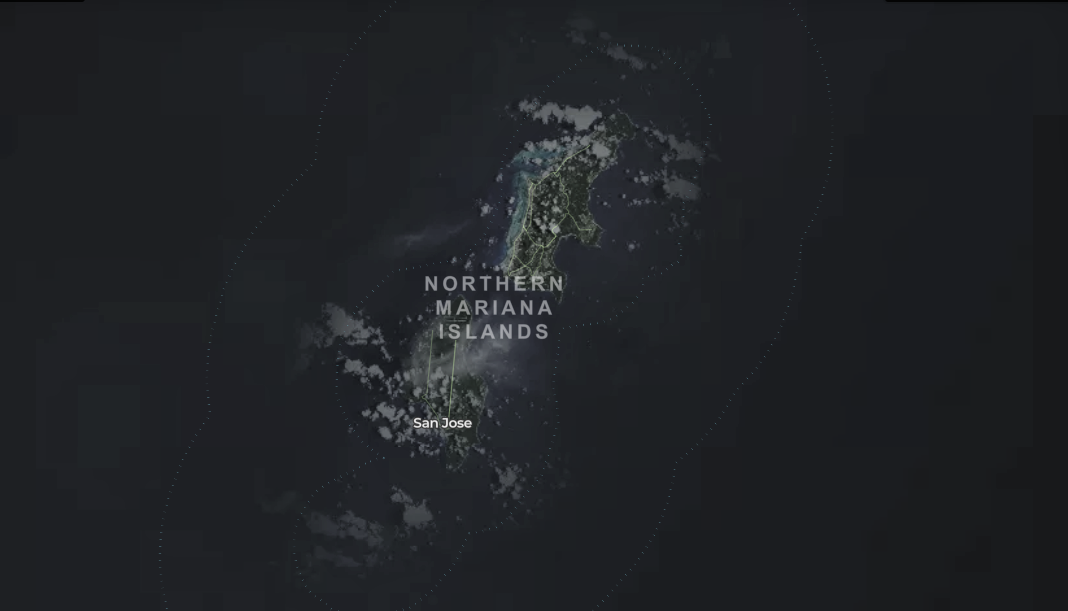map of wind turbines in Northern Mariana Islands