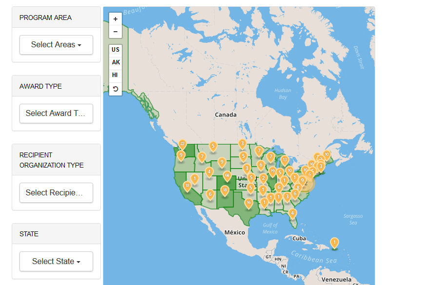 U.S. Department of Energy’s Wind Energy Technologies Office's Wind R&D Projects Map